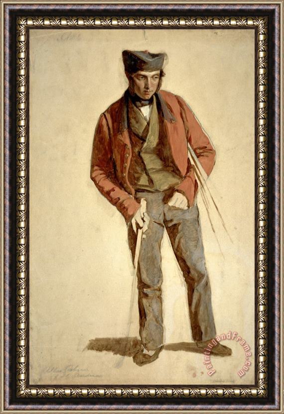 Charles Lees Allan Robertson, Fl. 1847. Golf Ball Maker Framed Print