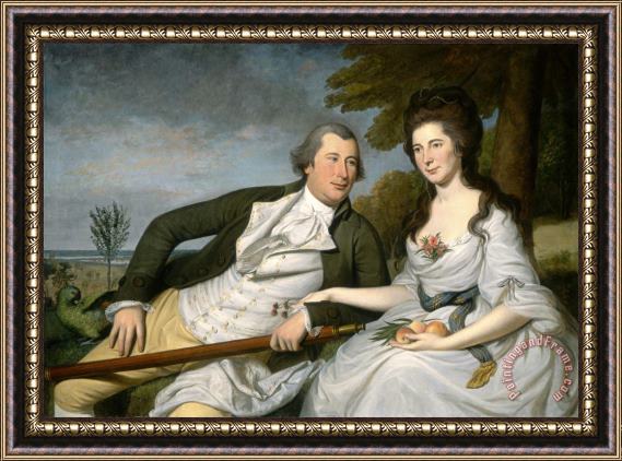 Charles Willson Peale Benjamin And Eleanor Ridgely Laming Framed Print