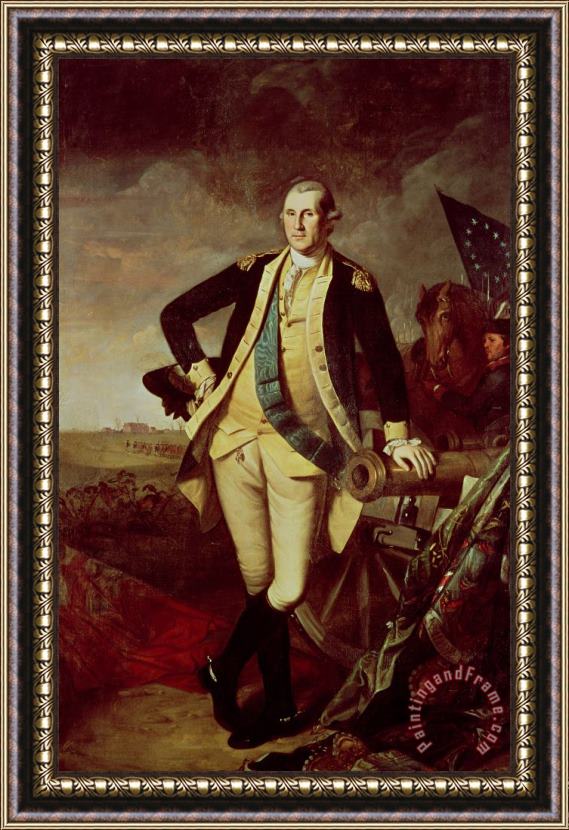 Charles Willson Peale George Washington at Princeton Framed Painting