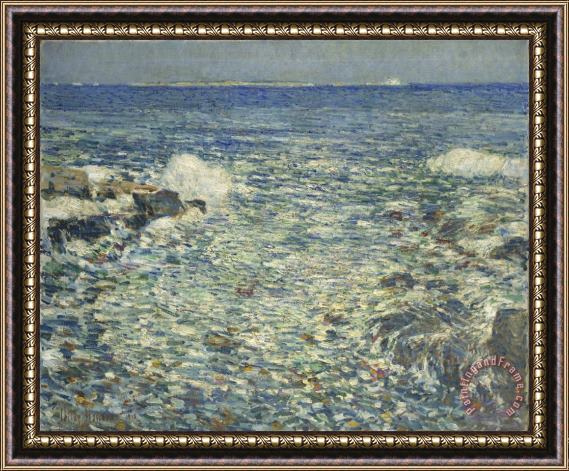 Childe Hassam Surf, Isles of Shoals Framed Painting