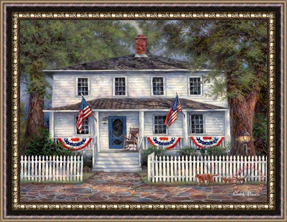 Chuck Pinson American Roots Framed Painting