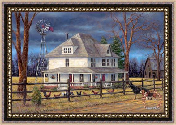 Chuck Pinson The Wind Takes You Back Framed Painting