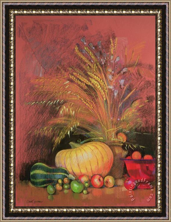 Claire Spencer Autumn Harvest Framed Painting