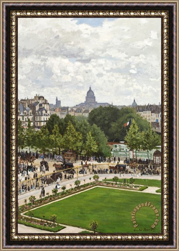 Claude Monet Garden of the Princess Framed Print