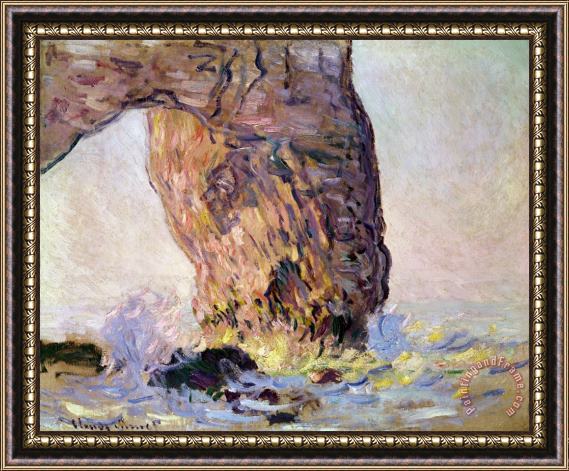 Claude Monet La Manneporte Framed Print