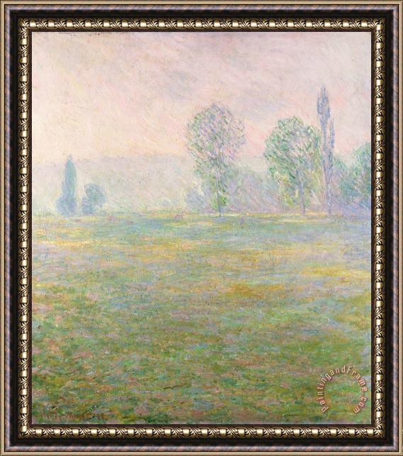 Claude Monet Meadows in Giverny Framed Painting