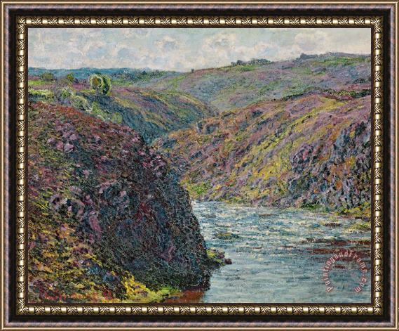 Claude Monet Ravines of the Creuse at the End of the Day Framed Print