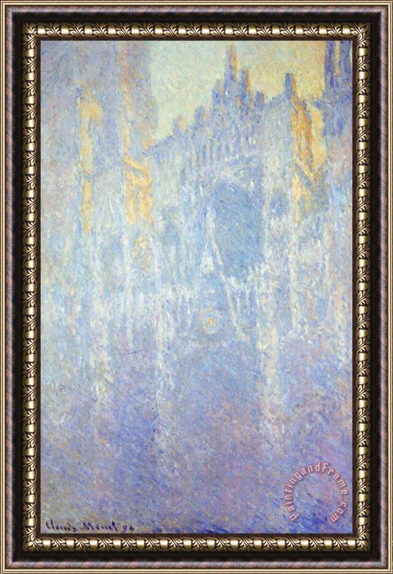 Claude Monet Rouen Cathedral Framed Painting