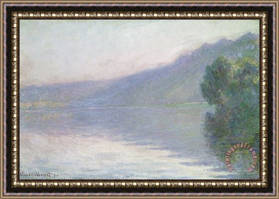 Claude Monet The Seine at Port Villez Framed Print