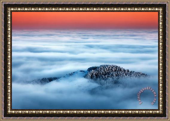 Collection 12 Island in the Clouds Framed Print