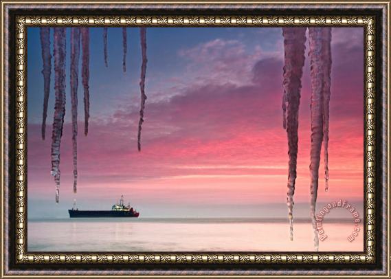 Collection 12 Pendants by the sea Framed Print