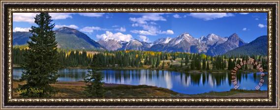 Collection 14 Autumn Lake Framed Print