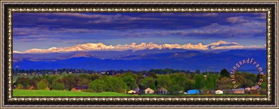 Collection 14 Morning Panorama Framed Painting