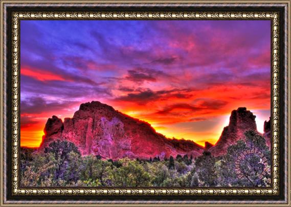 Collection 14 Rays of the Gods Framed Print
