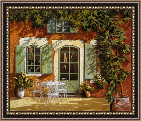 Collection 7 Al Fresco In Cortile Framed Print