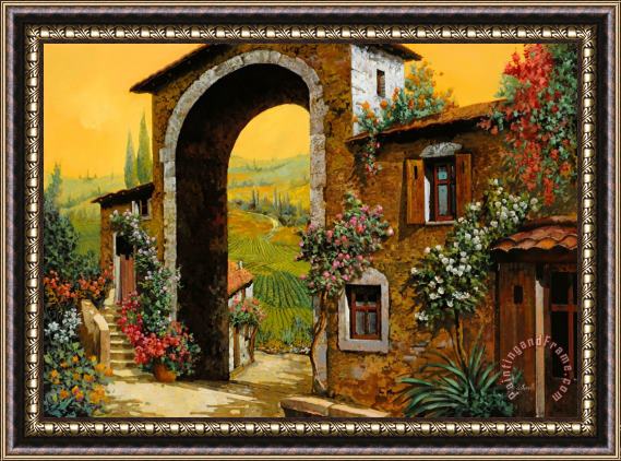 Collection 7 Arco Di Paese Framed Painting
