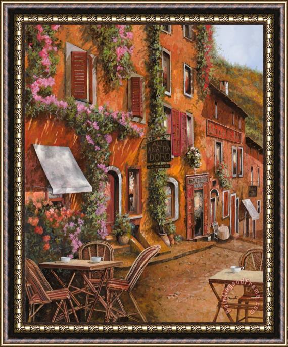Collection 7 Il Bar Sulla Discesa Framed Painting