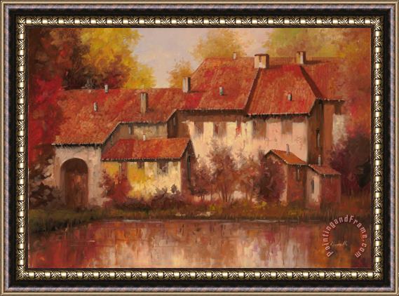 Collection 7 Il Borgo Rosso Framed Print