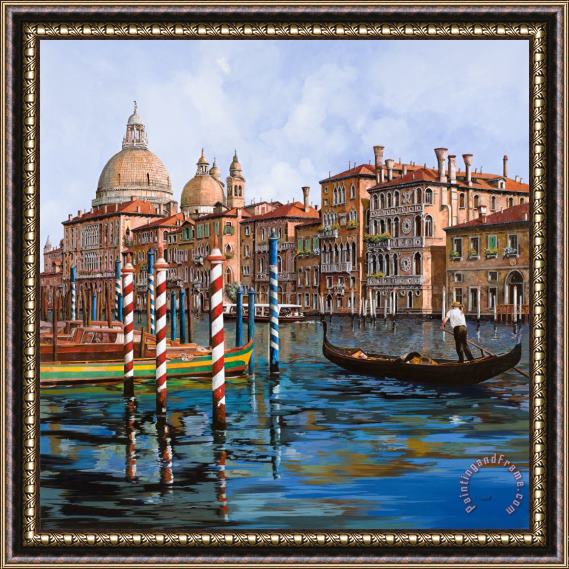Collection 7 Il Canal Grande Framed Painting