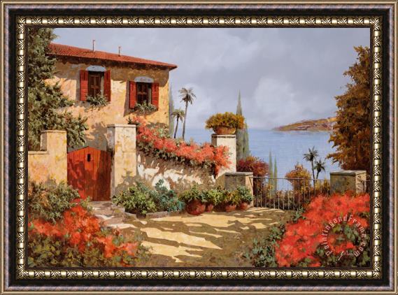 Collection 7 Il Giardino Rosso Framed Print