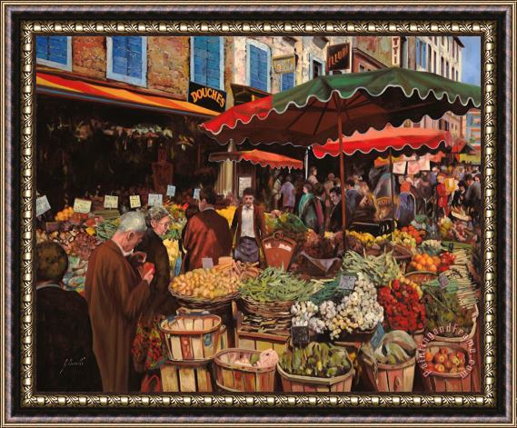 Collection 7 Il Mercato Di Quartiere Framed Painting