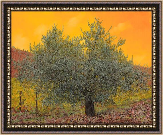 Collection 7 L'ulivo Tra Le Vigne Framed Painting