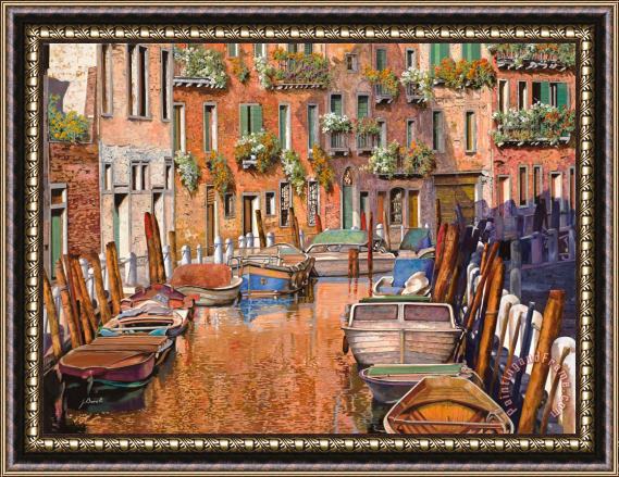 Collection 7 La Curva Sul Canale Framed Painting