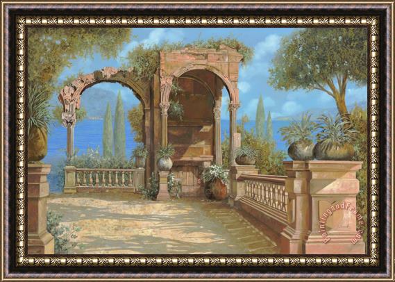 Collection 7 La Terrazza Sul Lago Framed Painting Collection 7 La Terrazza Sul Lago Framed Painting