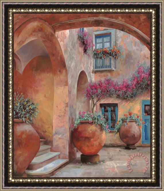 Collection 7 Le Arcate In Cortile Framed Print
