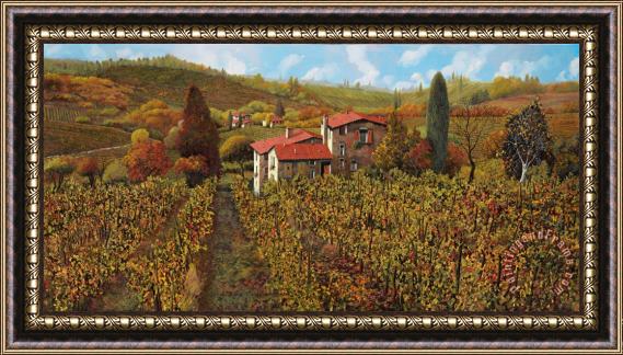 Collection 7 Le Vigne Toscane Framed Painting