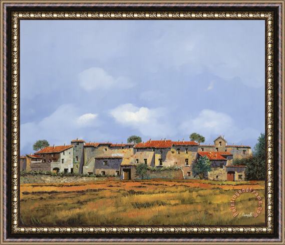 Collection 7 Paesaggio Aperto Framed Painting