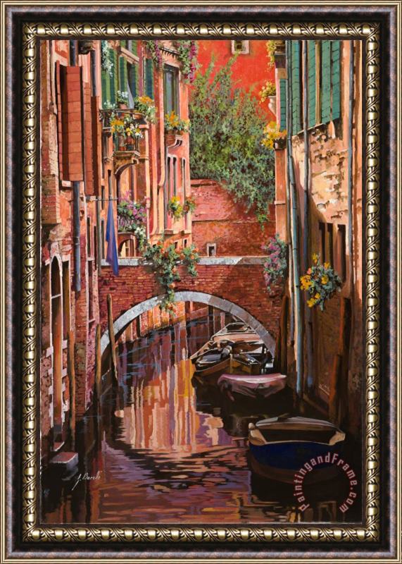 Collection 7 Rosso Veneziano Framed Painting