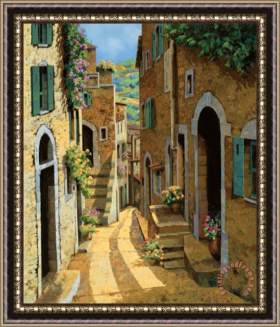 Collection 7 Un Passaggio Tra Le Case Framed Painting