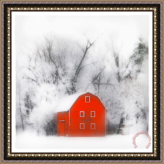 Collection 8 Country winter Framed Painting