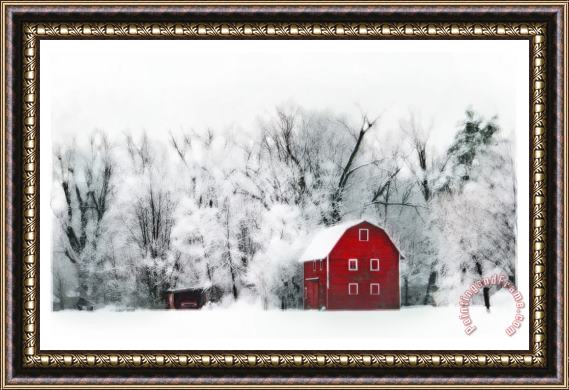 Collection 8 Country winters Framed Painting