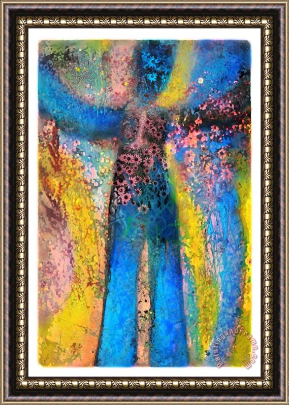 Collection 8 Gaia the rain maker Framed Painting