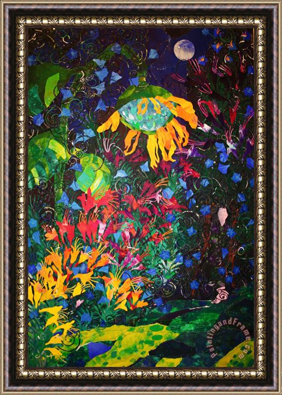 Collection 8 Garden sanctuary Framed Painting
