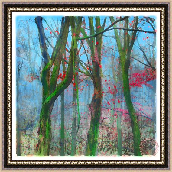 Collection 8 Tree house view Framed Painting