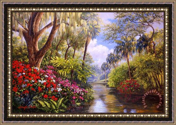 Collection A Day in Paradise Framed Painting