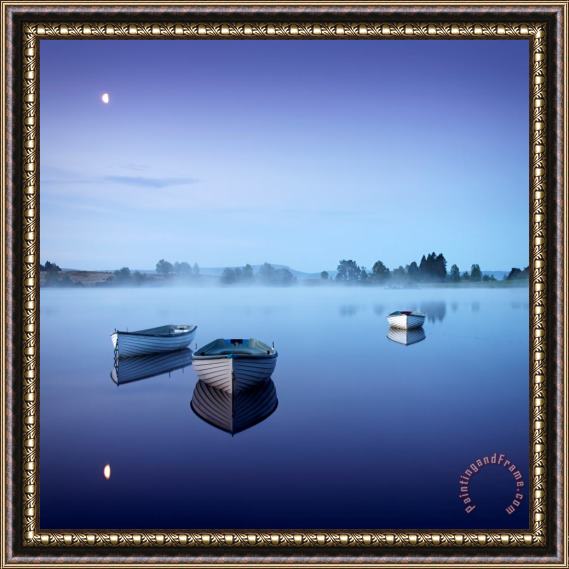 Collection Loch Rusky Moonlit Morning Framed Print