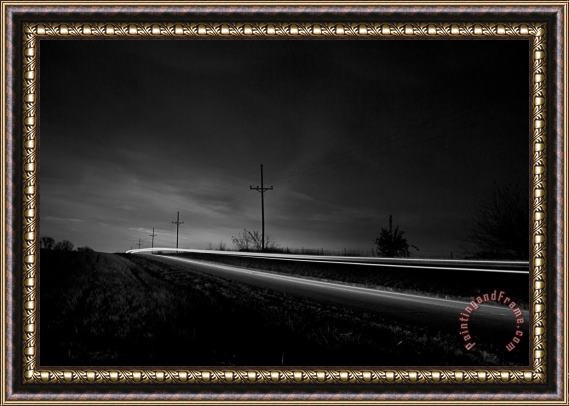 Collection Lonely Stretch of Highway Framed Painting
