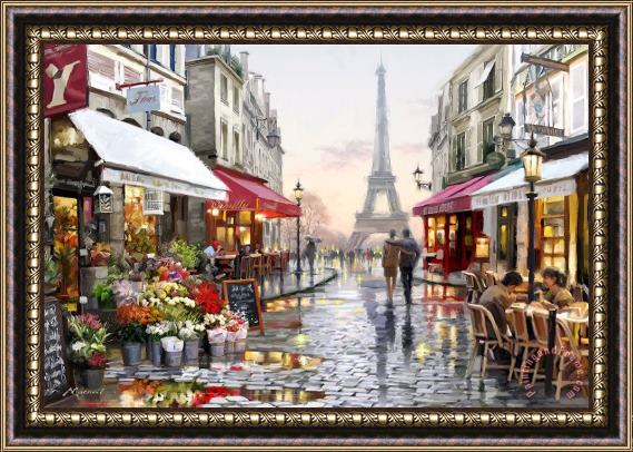 Collection Paris Cityscape Framed Painting