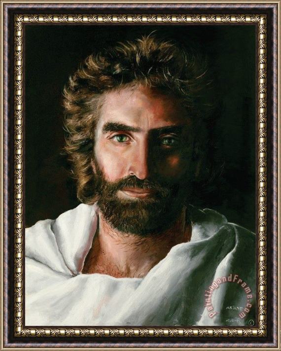 Collection Prince of Peace Jesus by Akaine Kramarik Framed Painting