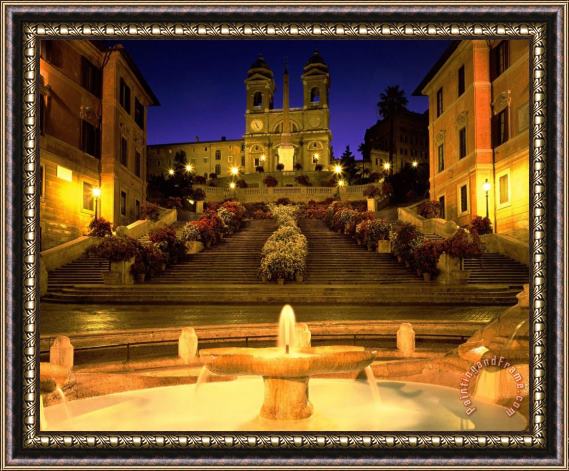 Collection Spanish Steps Rome Italy Framed Print