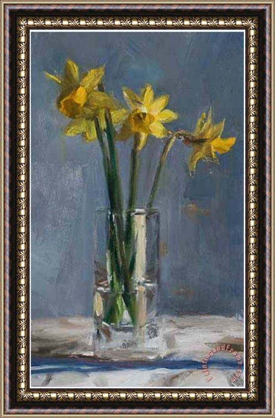 Collection Still Life Flower 1201 Framed Painting