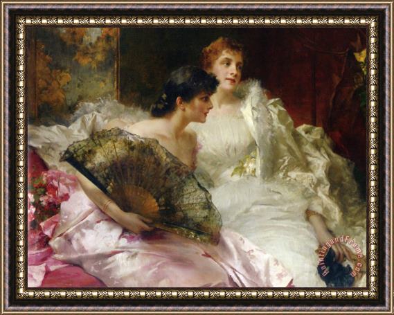 Conrad Kiesel After The Ball Framed Painting