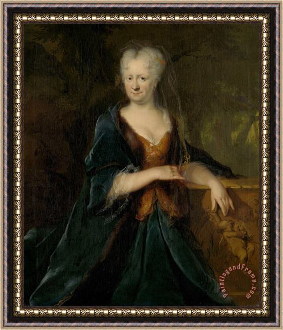 Cornelis Troost Portrait of Louise Christina Trip, Wife of Gerrit Sichterman Framed Print