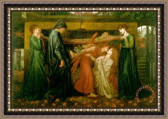 Dante Gabriel Rossetti Dante's Dream at The Time of The Death of Beatrice Framed Print