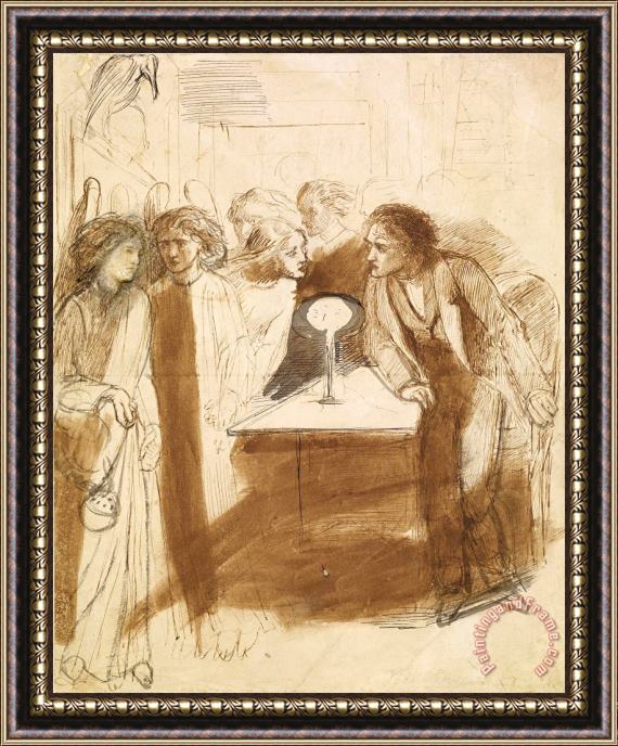 Dante Gabriel Rossetti The Raven Framed Painting