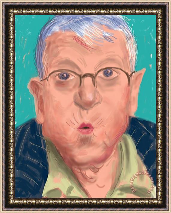 David Hockney Self Portrait, 25 March 2012, No. 2 (1233), 2012 Framed Print